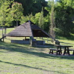 Espace barbecue au parc du Castel Beauraing