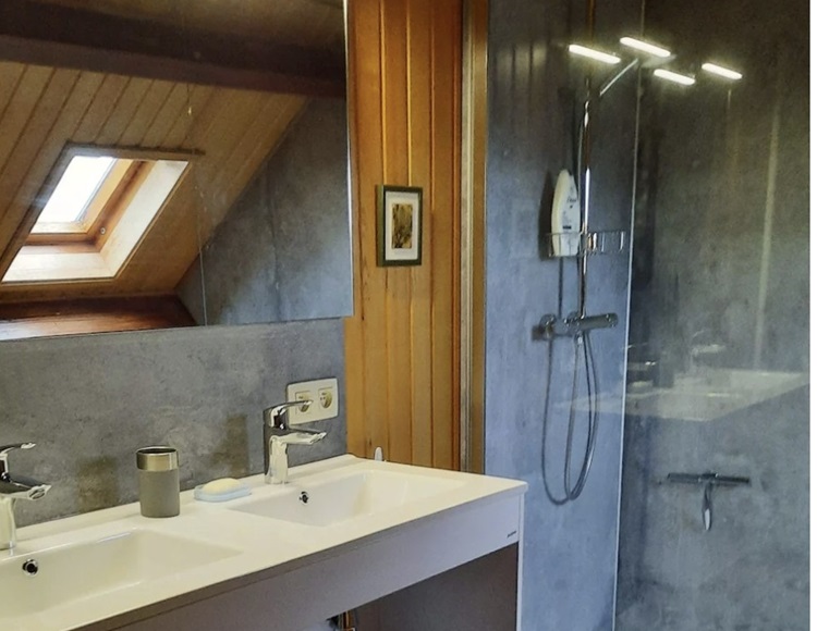 salle de bain gîte du Plantis